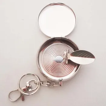 144PCS Mini Outdoors Round Cigarette Keychain Portable Ashtrays Stainless Steel Creative Pocket Smoke Ash Ashtray with Keychain
144PCS Mini Outdoors Round Cigarette Keychain Portable Ashtrays Stainless Steel Creative Pocket Smoke Ash Ashtray with Keychain