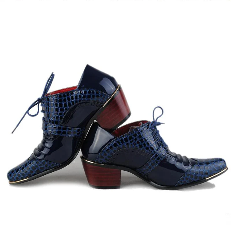 Patent Leather Men Boots Autumn Spring Ankle Boots Fashion Footwear Lace Up Shoes Men Business Casual High Top Shoes 15D50
Patent Leather Men Boots Autumn Spring Ankle Boots Fashion Footwear Lace Up Shoes Men Business Casual High Top Shoes 15D50