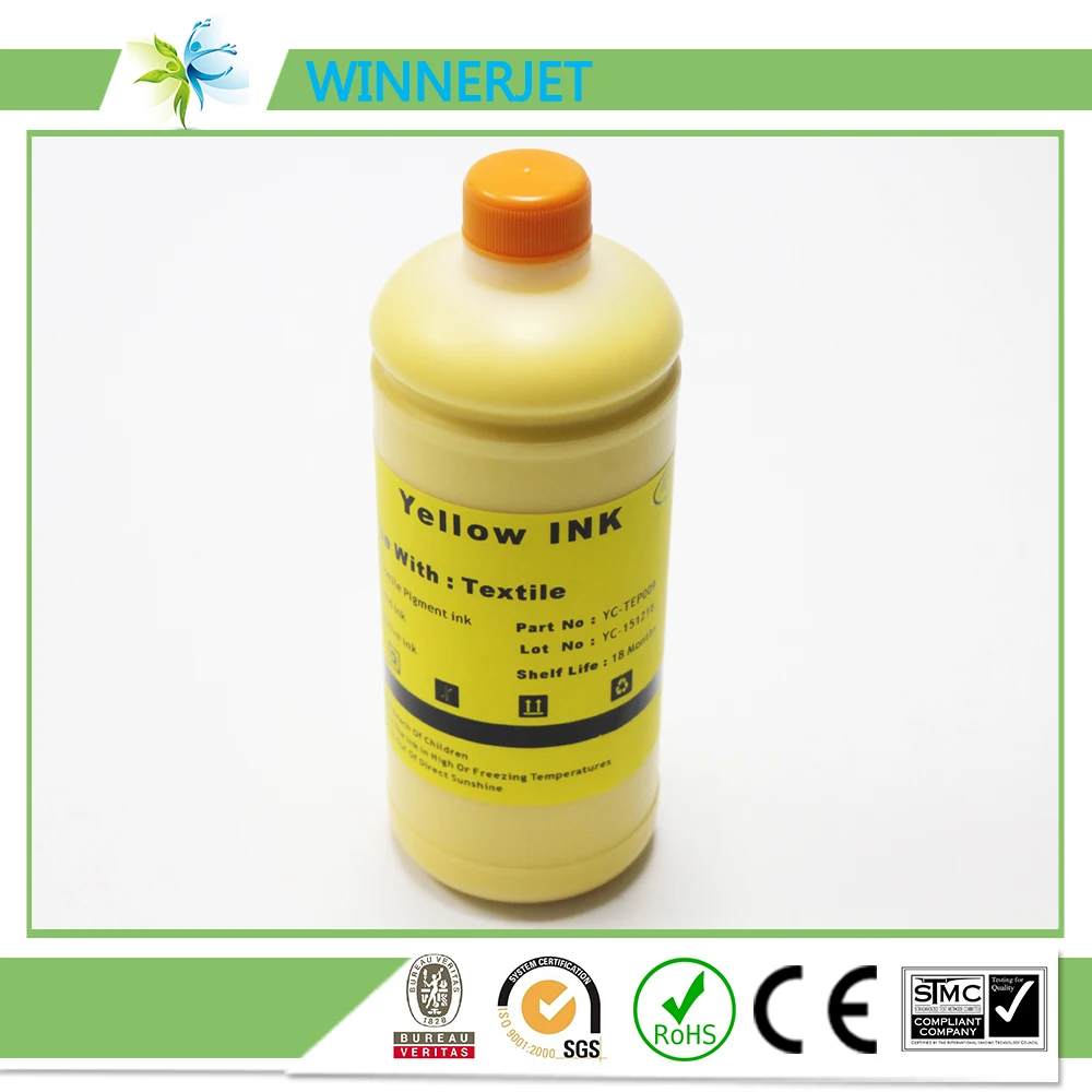 Winnerjet 6 Color (DTG) Textile ink for epson F series printhead for cotton,chemical fiber,wool,silk or blended
Winnerjet 6 Color (DTG) Textile ink for epson F series printhead for cotton,chemical fiber,wool,silk or blended
