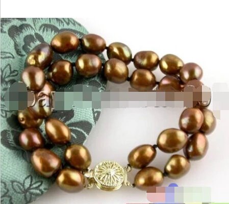 P640 2ROW BAROQUE CHOCOLATE COFFEE FRESHWATER PEARL BRACELET BANGLE@^Noble style Natural Fine jewe FREE SHIPPING
P640 2ROW BAROQUE CHOCOLATE COFFEE FRESHWATER PEARL BRACELET BANGLE@^Noble style Natural Fine jewe FREE SHIPPING