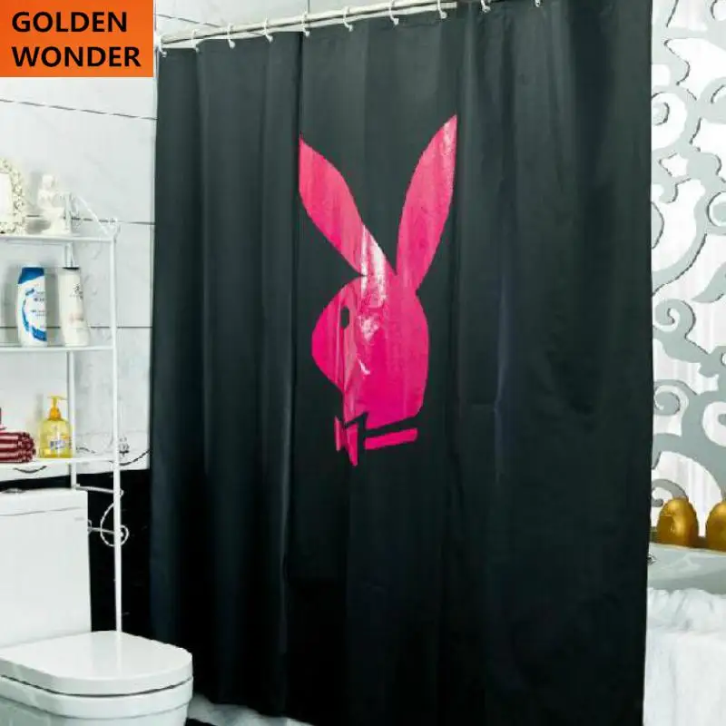 Free shipping 2014 New Arrival Black Shower Curtains Rabbit Blackout Polyster Fabric Thickening Waterproof Bath curtain
Free shipping 2014 New Arrival Black Shower Curtains Rabbit Blackout Polyster Fabric Thickening Waterproof Bath curtain