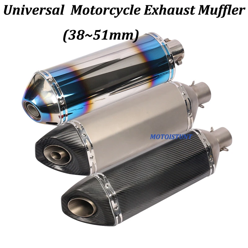 470mm 425mm Universal Akrapovic Motorcycle Exhaust Muffler Modified Moto Escape For FZ100 FZ800 FZ1N FZ8N FZ8 MT-09 MT-07 ZX-6R
470mm 425mm Universal Akrapovic Motorcycle Exhaust Muffler Modified Moto Escape For FZ100 FZ800 FZ1N FZ8N FZ8 MT-09 MT-07 ZX-6R