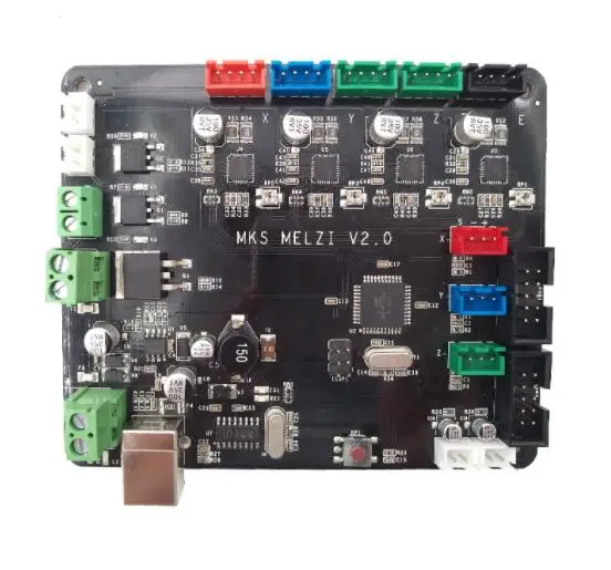 MKS MELZI V2.0 RepRap controller motherboard circuit PCB 3d printing mainboard good for Prusa i3 printer compatible with marlin
MKS MELZI V2.0 RepRap controller motherboard circuit PCB 3d printing mainboard good for Prusa i3 printer compatible with marlin