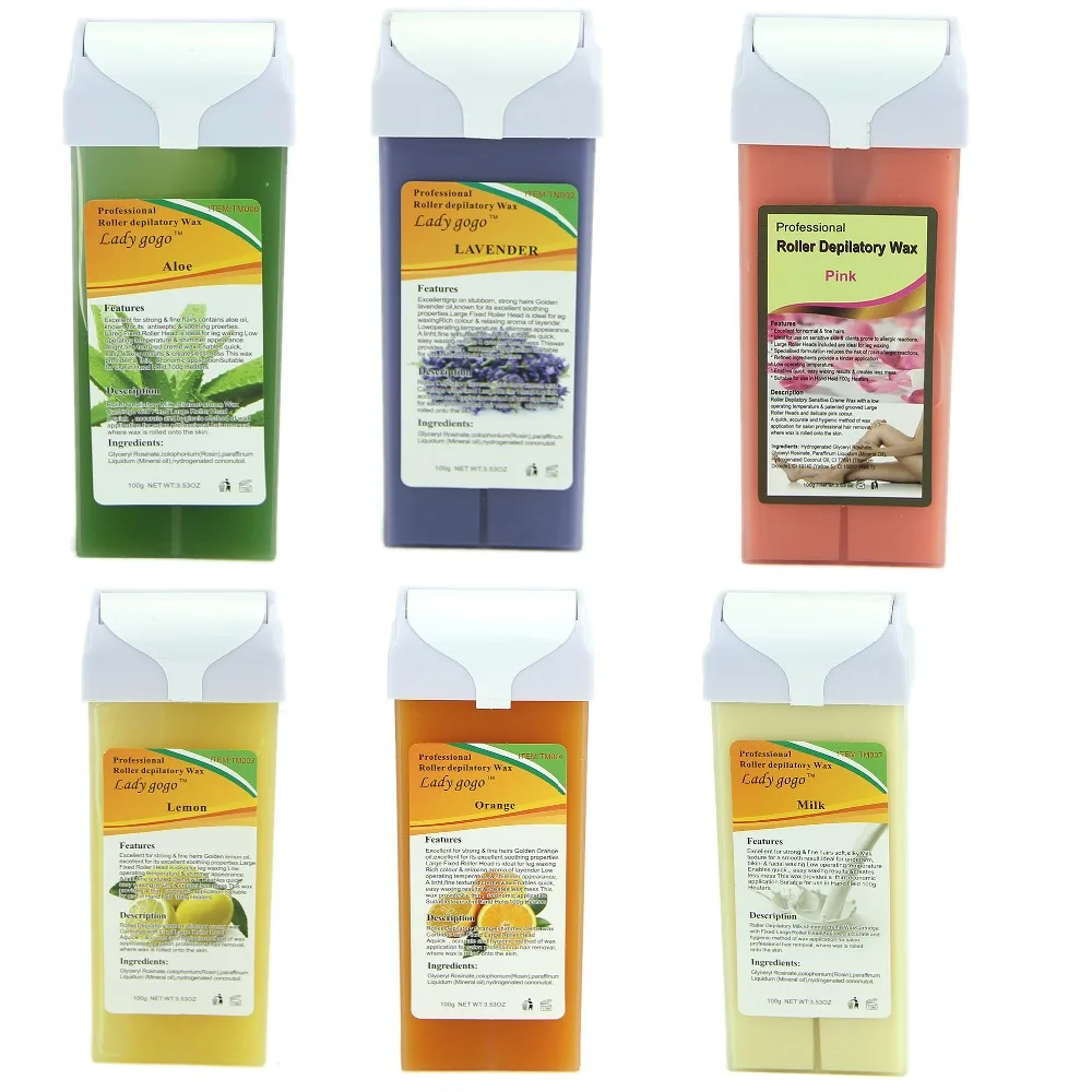 Image Hair Removal Wax Shaving Roll On Hot Depilatory Cartridge Heater Waxing Supply