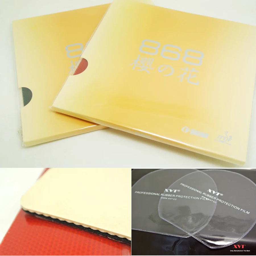 ITTF Approved KOKUTAKU 868 Table Tennis rubber, ping pong rubber Best Control Send Rubber Protection Film Free shipping
ITTF Approved KOKUTAKU 868 Table Tennis rubber, ping pong rubber Best Control Send Rubber Protection Film Free shipping