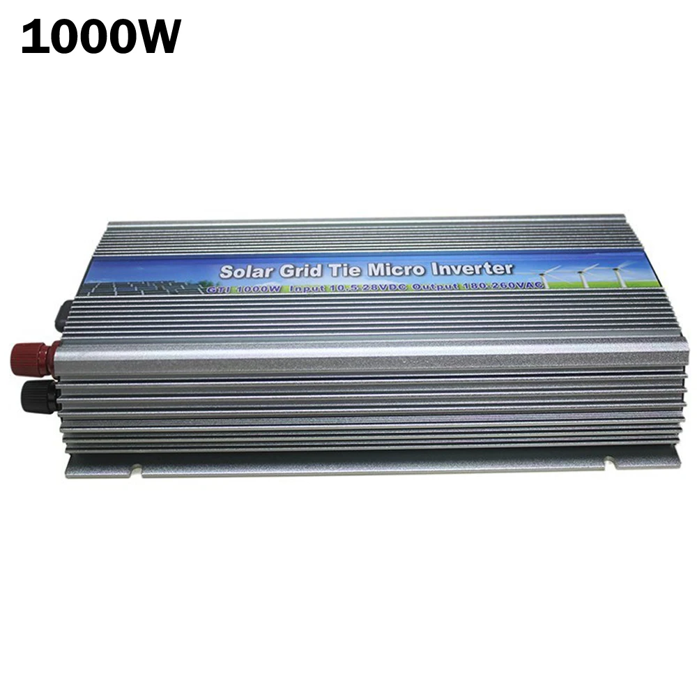 1000W Solar Power Grid Tie Micro Inverter 1kw DC10.5-28V to AC90-140V or AC180-260V 1000Watt inverter for 1200W 18V Solar Panels
1000W Solar Power Grid Tie Micro Inverter 1kw DC10.5-28V to AC90-140V or AC180-260V 1000Watt inverter for 1200W 18V Solar Panels