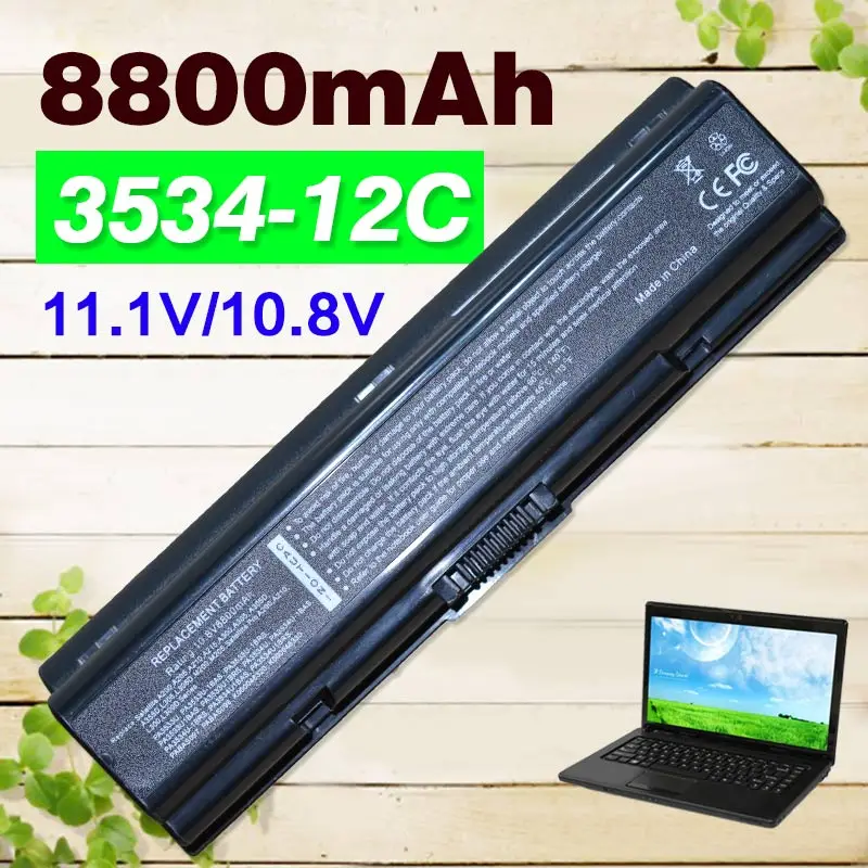 8800mah 11.1v 12 cells Battery For toshiba PA3535U-1BAS PA3535U-1BRS PA3682U-1BRS PA3727U-1BAS PA3727U-1BRS PABAS098 PABAS099
8800mah 11.1v 12 cells Battery For toshiba PA3535U-1BAS PA3535U-1BRS PA3682U-1BRS PA3727U-1BAS PA3727U-1BRS PABAS098 PABAS099