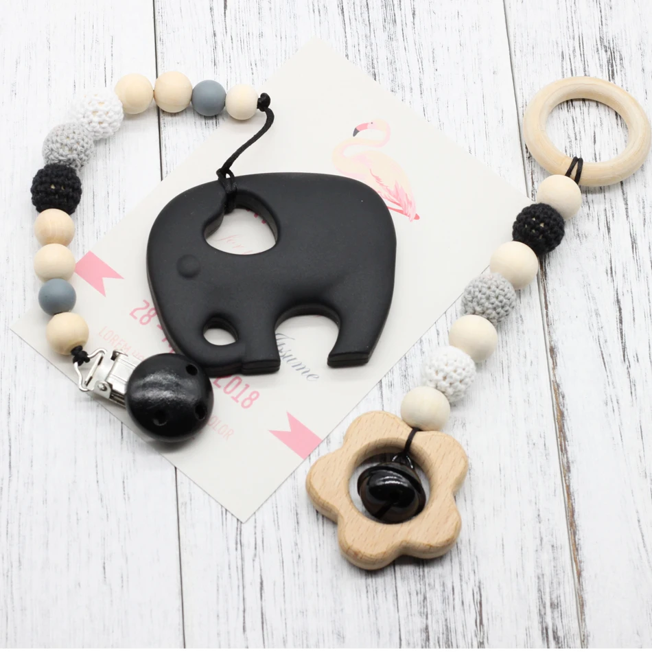 GLJ.CY Baby Wooden pacifier clips 2pc Play Gym Toys Activity Gym Accessories Crib Toy silicone beads Wooden Ring Teether
GLJ.CY Baby Wooden pacifier clips 2pc Play Gym Toys Activity Gym Accessories Crib Toy silicone beads Wooden Ring Teether