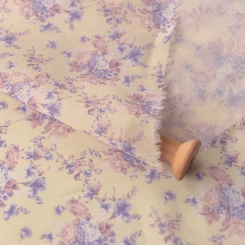 Light beige full purple flower cluster thin terylene cloth palace wind cos dress dress doll clothes handmade fabrics
Light beige full purple flower cluster thin terylene cloth palace wind cos dress dress doll clothes handmade fabrics