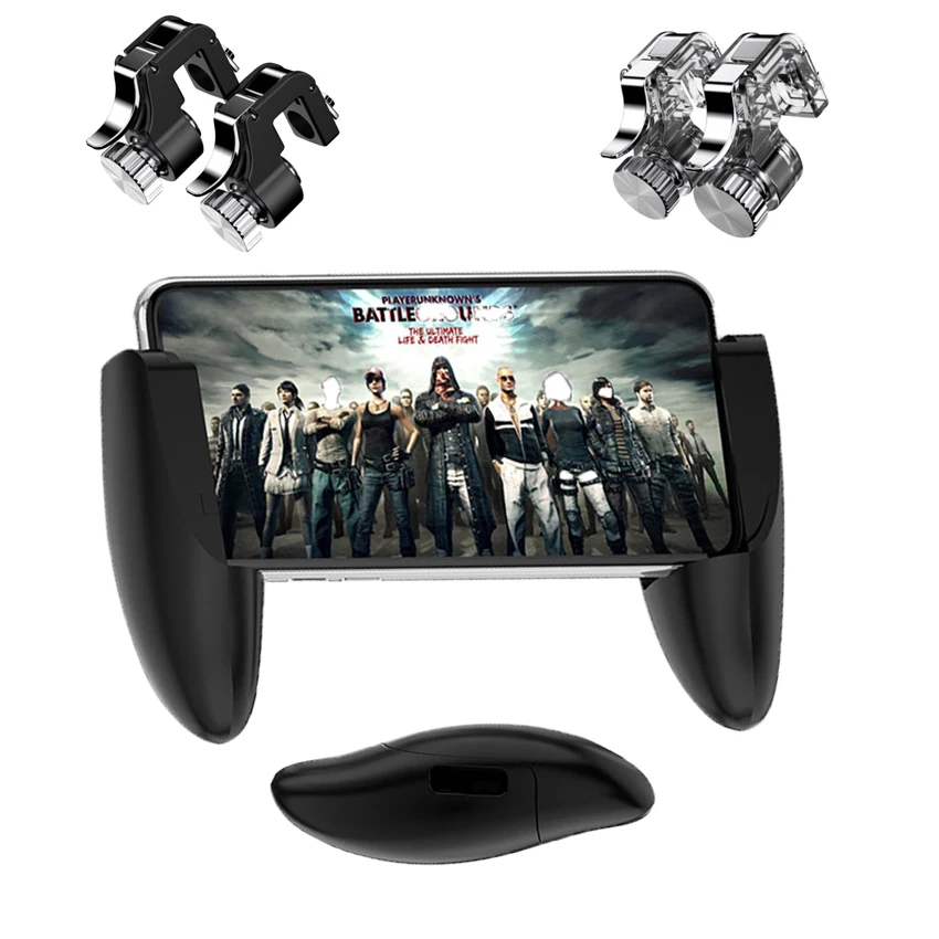 Mobile Phone Gamepad Shooting Controller PUBG Fire Button Handle for Knives Out IOS Android Smartphone Game Trigger | Электроника