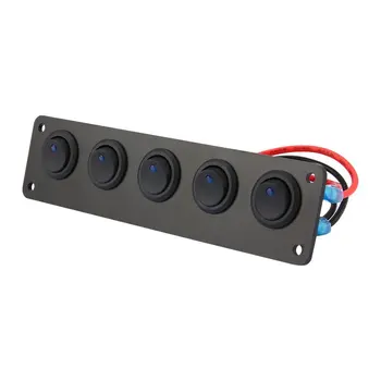 ON-OFF Toggle Switching Control Panel with Digital Voltmeter 2 USB Charger 12V for Car Marine Boat
ON-OFF Toggle Switching Control Panel with Digital Voltmeter 2 USB Charger 12V for Car Marine Boat