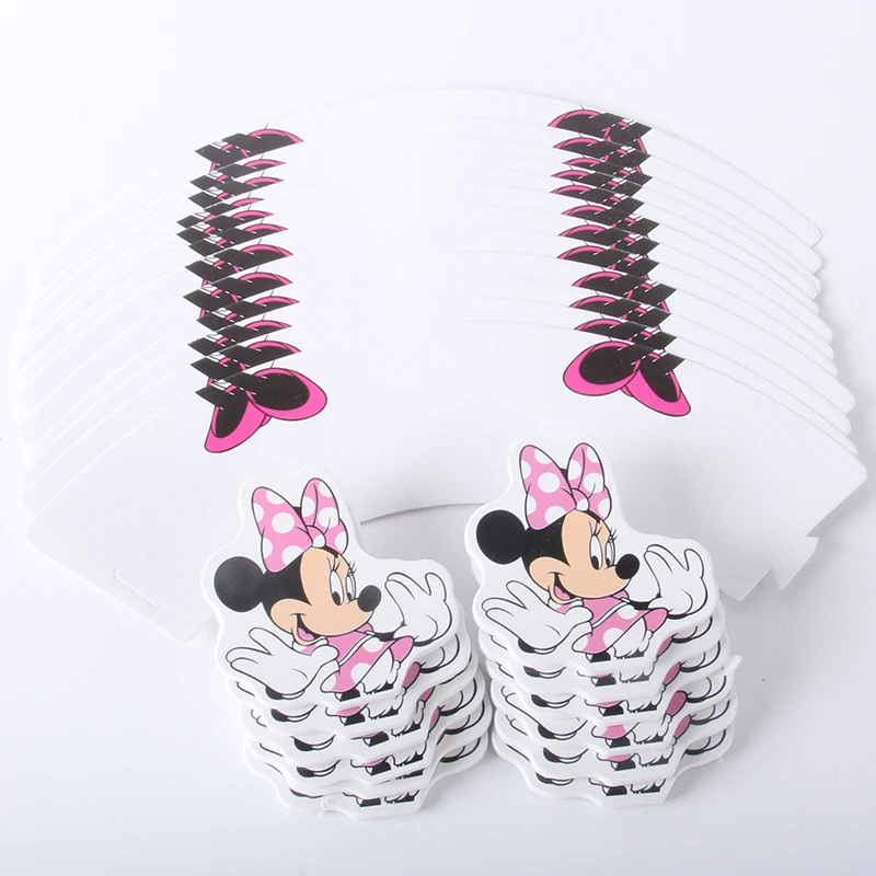 12set/pack White Minnie Cupcake Wrappers Topper Happy Birthday Baby Shower Kids Cake Decor Supplies(12 wraps+12 topper)
12set/pack White Minnie Cupcake Wrappers Topper Happy Birthday Baby Shower Kids Cake Decor Supplies(12 wraps+12 topper)