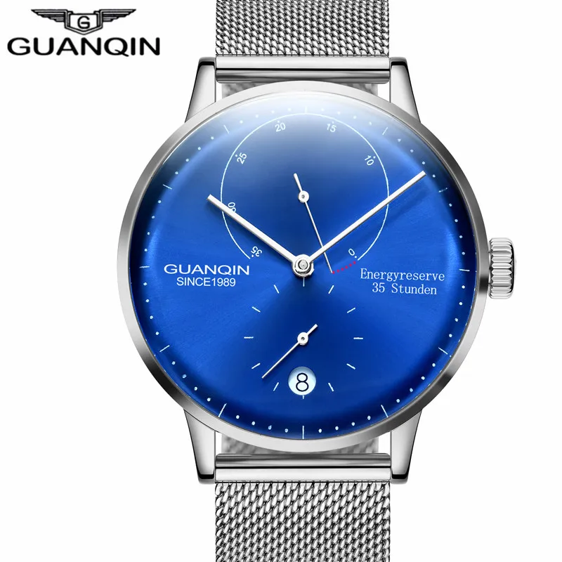 GUANQIN Luxury brand Watches Men Automatic mechanical Sapphire Waterproof Stainless steel Business hours Male Clock Men Watches
GUANQIN Luxury brand Watches Men Automatic mechanical Sapphire Waterproof Stainless steel Business hours Male Clock Men Watches