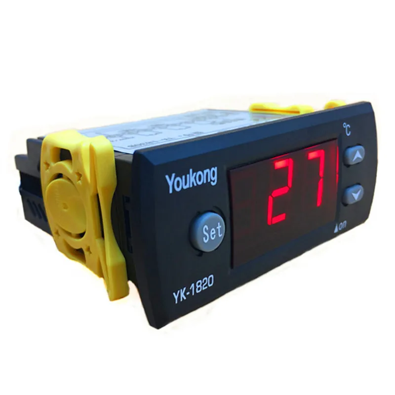 YK-1820 cake cabinet digital high temperature controller straight cooler fan display refrigerator electronic thermostat 10A
YK-1820 cake cabinet digital high temperature controller straight cooler fan display refrigerator electronic thermostat 10A