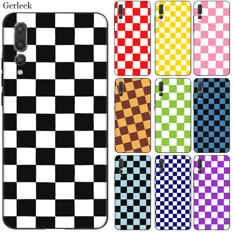 Silicone Phone Case For Huawei P30 P20 P10 P8 P9 Lite Pro P Smart Cover Checkerboard Plaid Checked Checkered Bag Shell
Silicone Phone Case For Huawei P30 P20 P10 P8 P9 Lite Pro P Smart Cover Checkerboard Plaid Checked Checkered Bag Shell