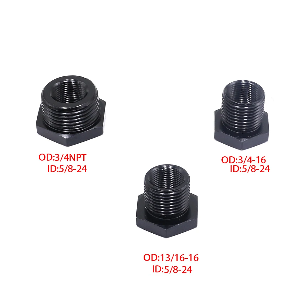 CNSPEED Automotive Oil Filter Threaded Adapter 5/8-24 inside to 3/4-16 13/16-16 3/4 NPT outside
CNSPEED Automotive Oil Filter Threaded Adapter 5/8-24 inside to 3/4-16 13/16-16 3/4 NPT outside