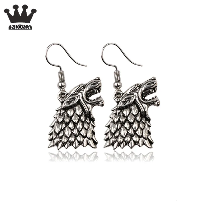 Game Of Thrones Wolf Head Earrings Stark Family Stud Earrings For Women Fans Jewelry Free Shipping
Game Of Thrones Wolf Head Earrings Stark Family Stud Earrings For Women Fans Jewelry Free Shipping