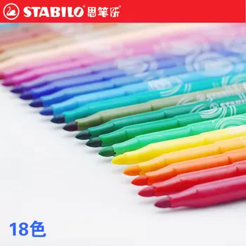 (Pack of 18 pcs) Stabilo pen 280 power 18 colors watercolor pen coarse eco-friendly water wash
(Pack of 18 pcs) Stabilo pen 280 power 18 colors watercolor pen coarse eco-friendly water wash