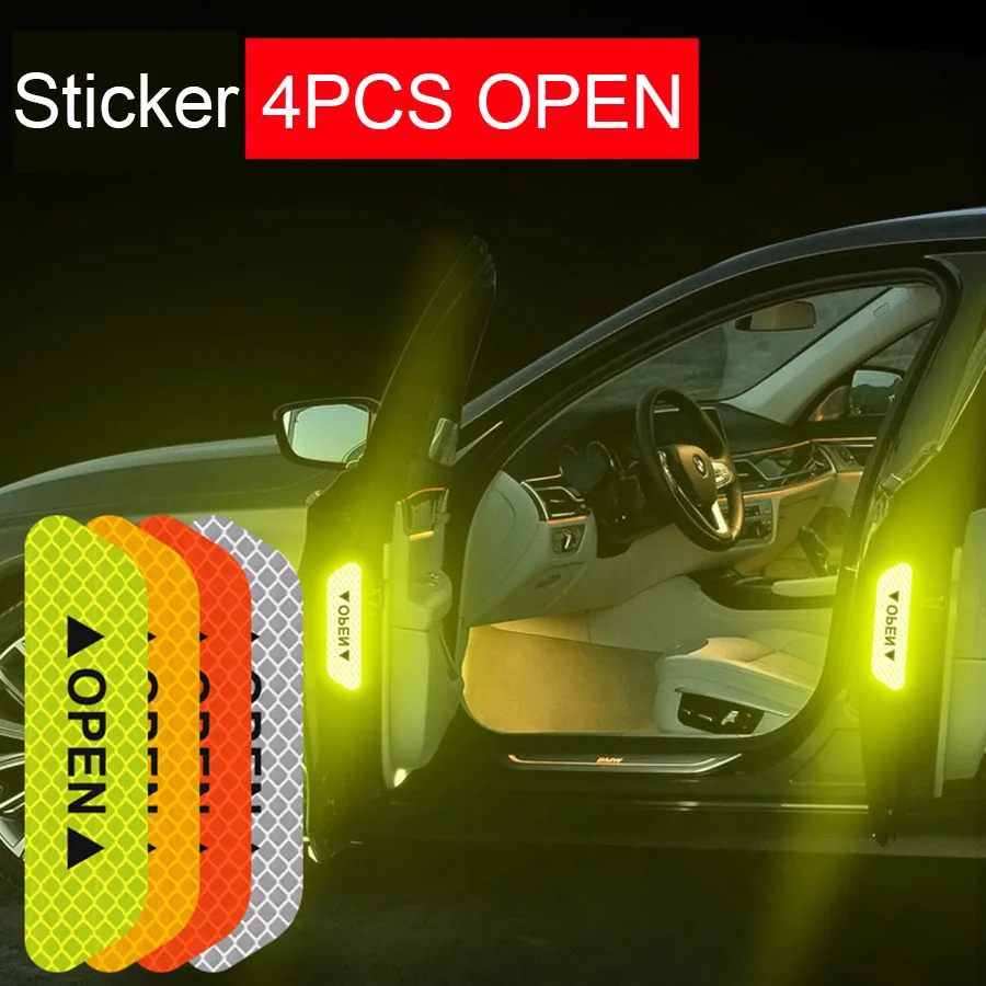 VVVIST 4PCS Car Reflective Car Styling Door Stickers Decals For Warning Reflective Strips Open Stickers Warning Mark Sticker
VVVIST 4PCS Car Reflective Car Styling Door Stickers Decals For Warning Reflective Strips Open Stickers Warning Mark Sticker