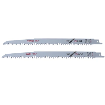 New quality 2pcs S1531L Reciprocating Sabre Saw Blades 9.5" 240mm For Cutting Metal Wood