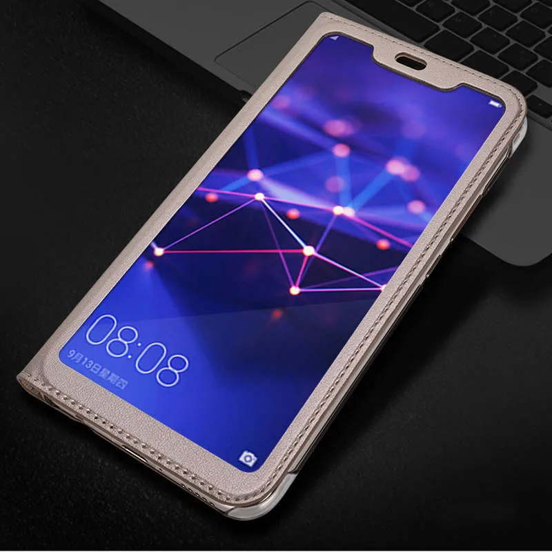 Smart Case for Xiaomi Redmi 5 Case Full View Window PU Leather Flip Cover Funda Case for Xiaomi Redmi 5 Plus Protective Cases 08