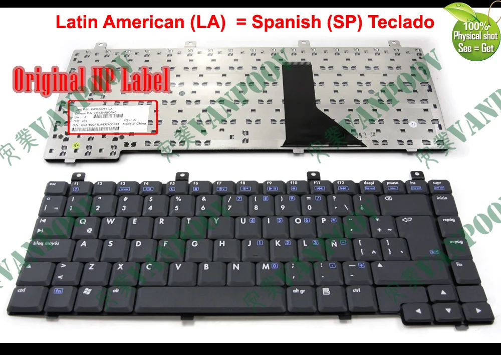 New Laptop keyboard for HP Compaq Pavilion ZV5000 dv5000 M2000 R4000 V2000 V5000 C300 C500 Latin American LA espanol SP TECLADO
New Laptop keyboard for HP Compaq Pavilion ZV5000 dv5000 M2000 R4000 V2000 V5000 C300 C500 Latin American LA espanol SP TECLADO