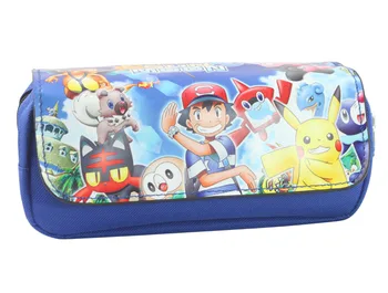 Pocket Monster Pen Case Leather Pouch Bag Cartoon Pokemon Sun Moon Elf Double Zipper Pencil Purse Kids Boy Girl Stationery Bags
Pocket Monster Pen Case Leather Pouch Bag Cartoon Pokemon Sun Moon Elf Double Zipper Pencil Purse Kids Boy Girl Stationery Bags