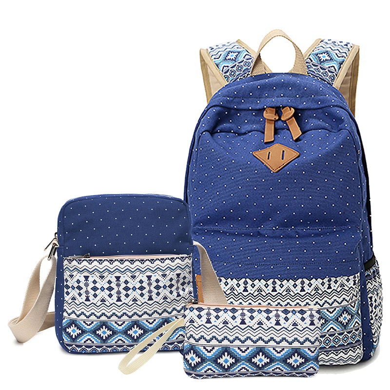 3 PCS Vintage School Bags for Girls Kids Bag Canvas Backpack Women Bagpack Children Backpacks Dot Shoulder Bags Blue Pencil Case
3 PCS Vintage School Bags for Girls Kids Bag Canvas Backpack Women Bagpack Children Backpacks Dot Shoulder Bags Blue Pencil Case