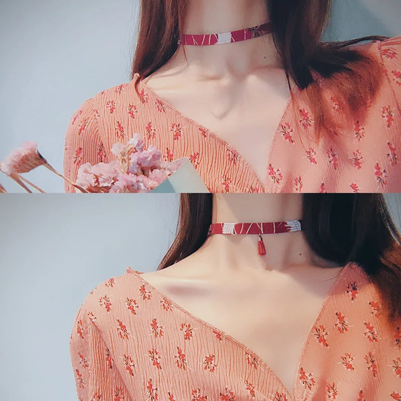 Doreen Box Vintage Animal Crane Flower Print Choker Necklace Women Party Japaneses Style Tassel Pendant Harajuku Clavicle Chain
Doreen Box Vintage Animal Crane Flower Print Choker Necklace Women Party Japaneses Style Tassel Pendant Harajuku Clavicle Chain