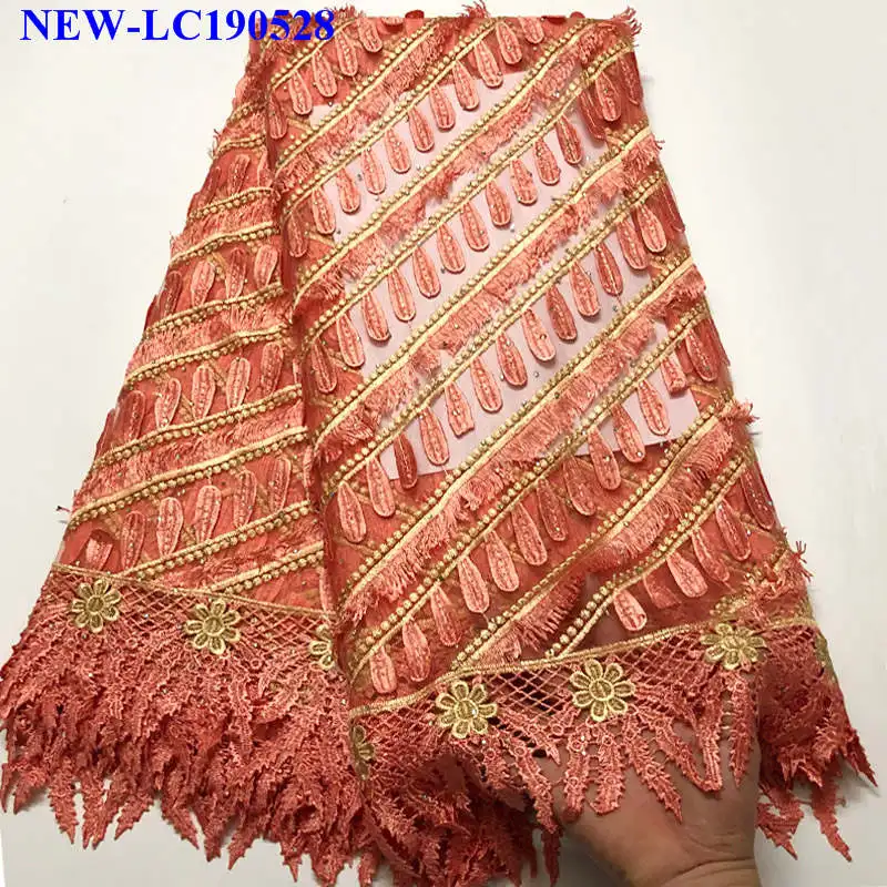 african lace fabric 2018 high quality lace Embroidery Guipure French tulle Lace Fabric With big Stones for wedding dress XY2203 
african lace fabric 2018 high quality lace Embroidery Guipure French tulle Lace Fabric With big Stones for wedding dress XY2203