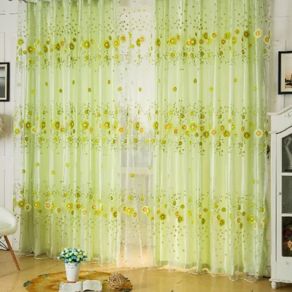 1 X 2M Romantic Floral Tulle Door Window Curtain Drape Panel Voile Valances Scarf Sheer
1 X 2M Romantic Floral Tulle Door Window Curtain Drape Panel Voile Valances Scarf Sheer