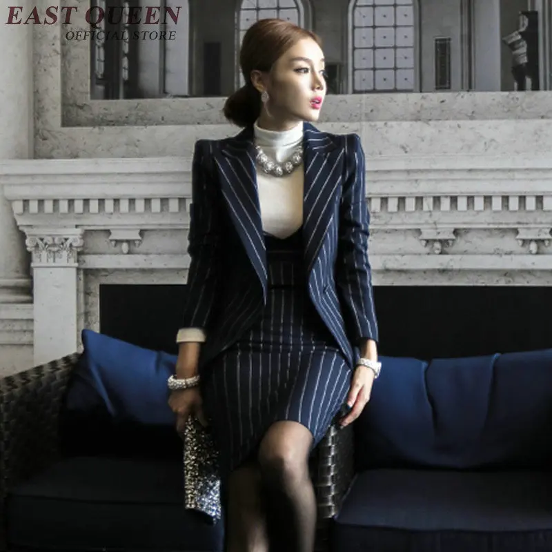 New Autumn fashion blazer with skirt set blue striped womens business suits women elegant skirt suits XL AA2926 YQ
New Autumn fashion blazer with skirt set blue striped womens business suits women elegant skirt suits XL AA2926 YQ