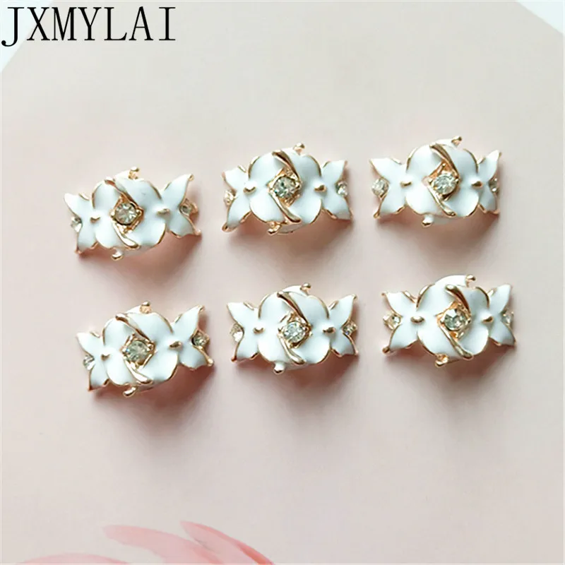 10 PCS 21mm*14mm Fashion Metal Alloy KC Gold Drops Of Glaze Flowers Connectors Charm For Jewelry Making
10 PCS 21mm*14mm Fashion Metal Alloy KC Gold Drops Of Glaze Flowers Connectors Charm For Jewelry Making