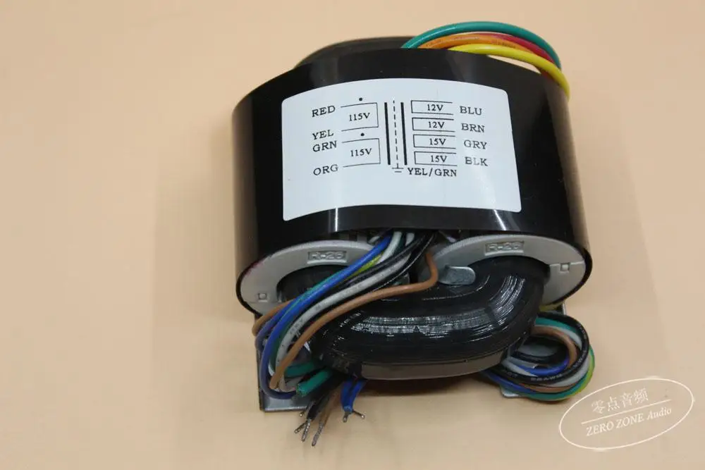 GZLOZONE 40VA High-quality R-type Transformer 40W Transformer 12V+12V 15V+15V For AMP / DAC
GZLOZONE 40VA High-quality R-type Transformer 40W Transformer 12V+12V 15V+15V For AMP / DAC