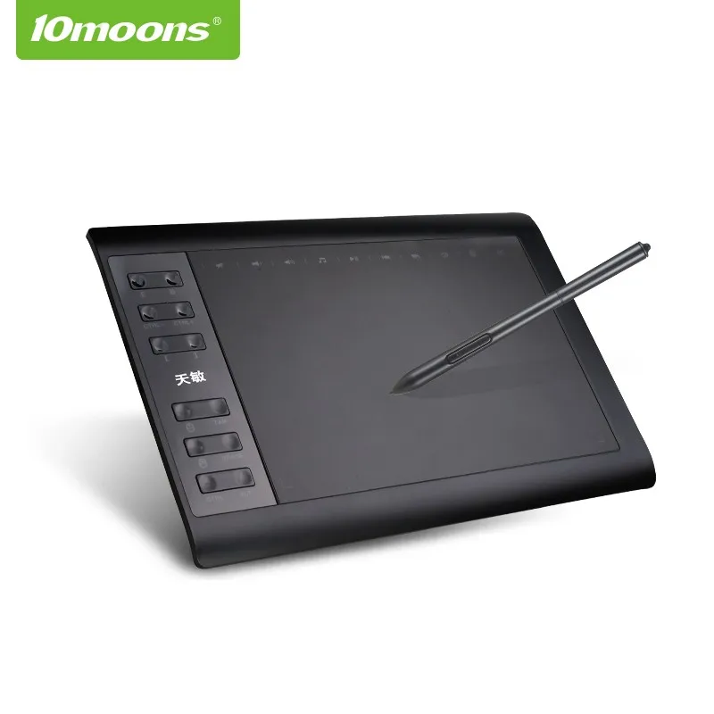 10moons 1060Plus Graphic tablet 10x6 Inch Designer Digital Drawing Tablet 8192 Levels Battery-Free Pen With for Windows and Mac
10moons 1060Plus Graphic tablet 10x6 Inch Designer Digital Drawing Tablet 8192 Levels Battery-Free Pen With for Windows and Mac