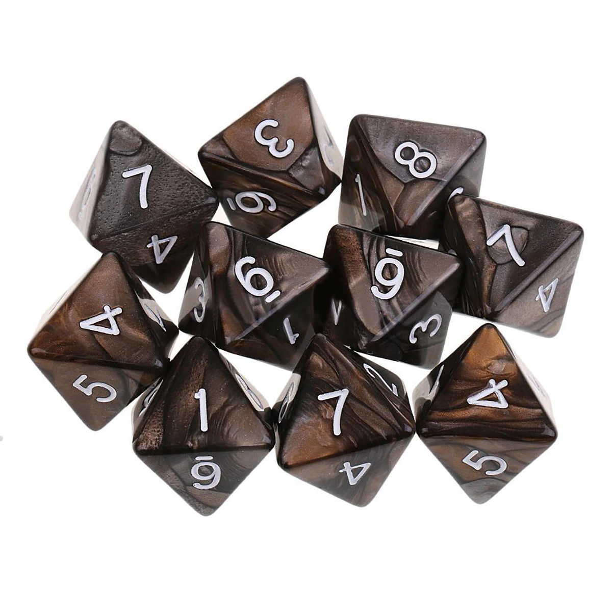 Hot Sale 10PCS D8 Sided Dice Set Polyhedral Die Acrylic For Dungeons and Dragons Funny Gaming Table Games High Quality Dice
Hot Sale 10PCS D8 Sided Dice Set Polyhedral Die Acrylic For Dungeons and Dragons Funny Gaming Table Games High Quality Dice