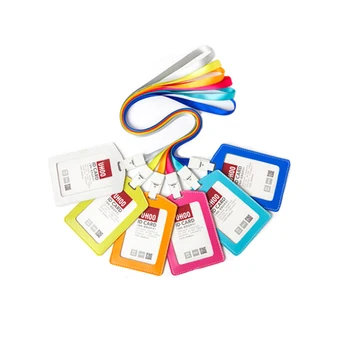 High Quality Soft PU Leather Exhibition Card Holder Name Tag Candy Colors I.D Business Card Badge Holder Office Supplies
High Quality Soft PU Leather Exhibition Card Holder Name Tag Candy Colors I.D Business Card Badge Holder Office Supplies