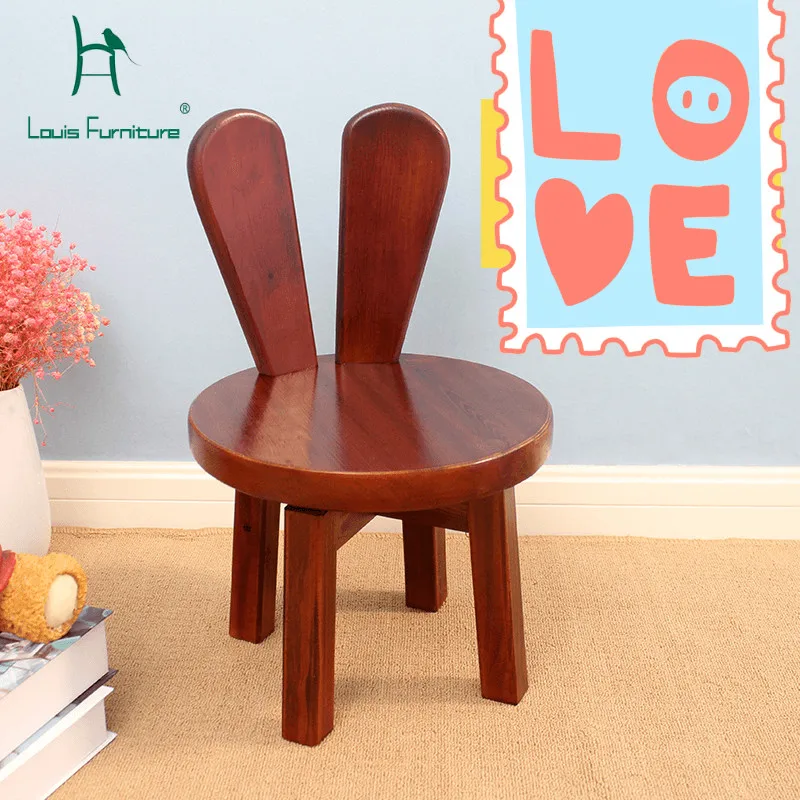 Louis Fashion Children's Stools Small Simple Living Room Wooden Back Home Child Creativity
Louis Fashion Children's Stools Small Simple Living Room Wooden Back Home Child Creativity