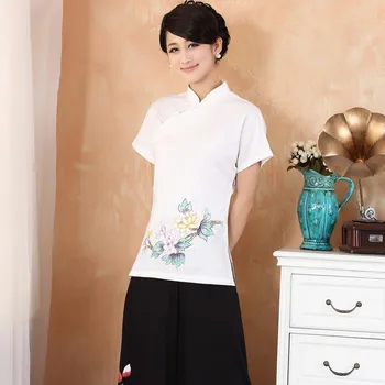 New Arrival Chinese Style Cotton Linen Female Tang Suit Tops Blouse Traditional Shirt Plus Size S M L XL XXL 3XL 4XL 2375
New Arrival Chinese Style Cotton Linen Female Tang Suit Tops Blouse Traditional Shirt Plus Size S M L XL XXL 3XL 4XL 2375