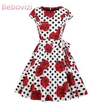 Bebovizi Flower Print Short Sexy Evening Party Elegant Vintage Dresses Vestidos Verano 2019 O-Neck Casual Office Bandage Dress
Bebovizi Flower Print Short Sexy Evening Party Elegant Vintage Dresses Vestidos Verano 2019 O-Neck Casual Office Bandage Dress