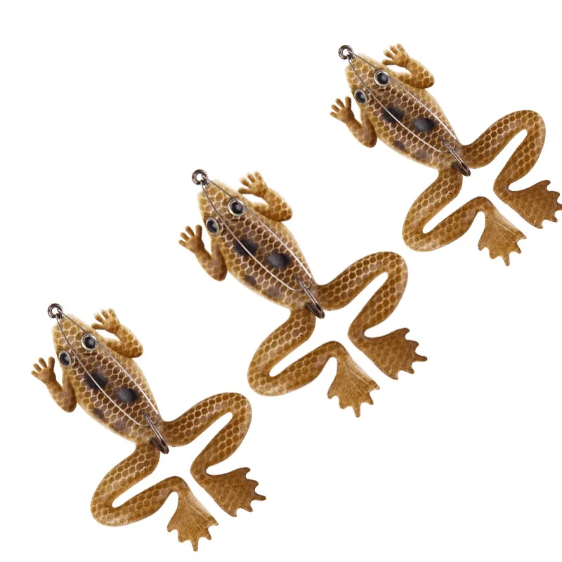 weihe 4 Pcs/lot Rubber Frog Soft Bait 60mm 5.2g Fishing Lures 2 colors Plastic Fish with Hook Crank Bait Carp Fishing Tackle
weihe 4 Pcs/lot Rubber Frog Soft Bait 60mm 5.2g Fishing Lures 2 colors Plastic Fish with Hook Crank Bait Carp Fishing Tackle