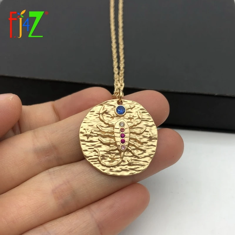 F.J4Z Hot 12 Horoscope Necklaces Vintage Matted Gold Color Alloy Sign of Zodiac Pendant Necklace Jewelry For Men Women
F.J4Z Hot 12 Horoscope Necklaces Vintage Matted Gold Color Alloy Sign of Zodiac Pendant Necklace Jewelry For Men Women