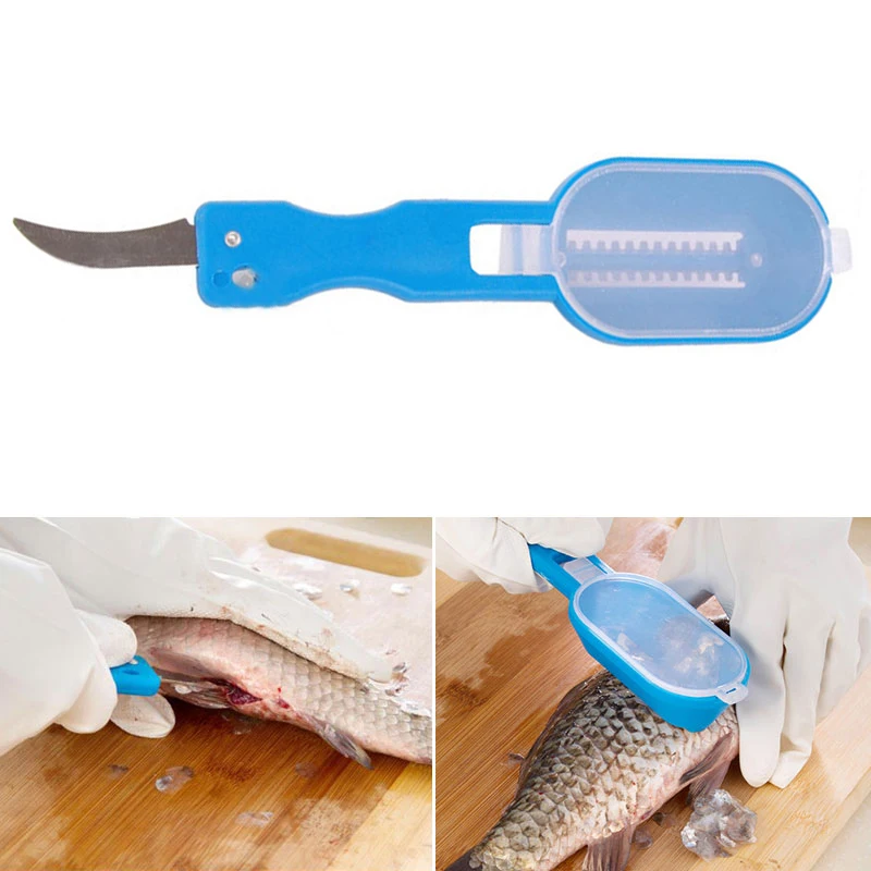 

New Fish Scales Skin Remover for Fast and Easy Removing Cooking Tool Fishing Peeler Scaler Fast Cleaner for Home Kitchen