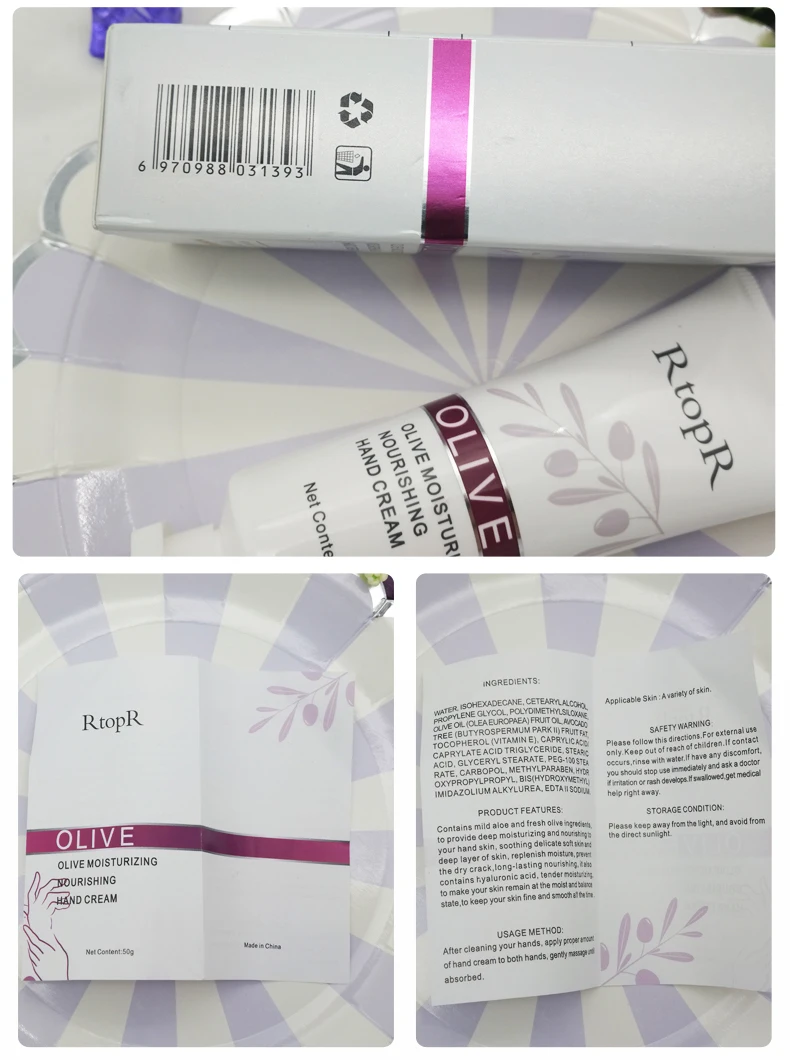 New RtopR Olive Oil Serum Repair Hand Cream Nourishing Hand Care Anti Chapping Anti Aging Moisturizing Whitening Hand Cream New RtopR Olive Oil Serum Repair Hand Cream Nourishing Hand Care Anti Chapping Anti Aging Moisturizing Whitening Hand Cream