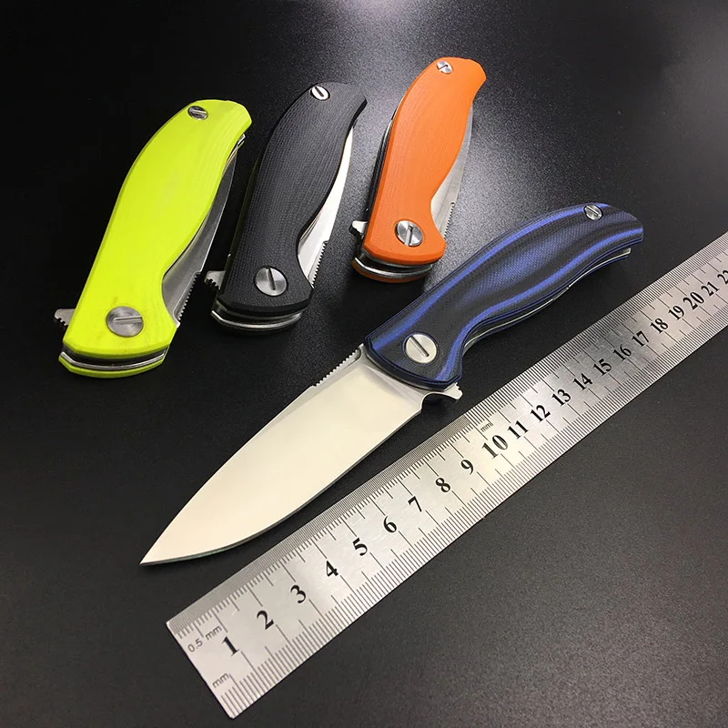 Bear Pocket Folding Knife D2 Utility Combat Hunting Survival Flipper Knives Bearing Tactical Outdoor EDC Multi Tools EVO WTT F95
Bear Pocket Folding Knife D2 Utility Combat Hunting Survival Flipper Knives Bearing Tactical Outdoor EDC Multi Tools EVO WTT F95