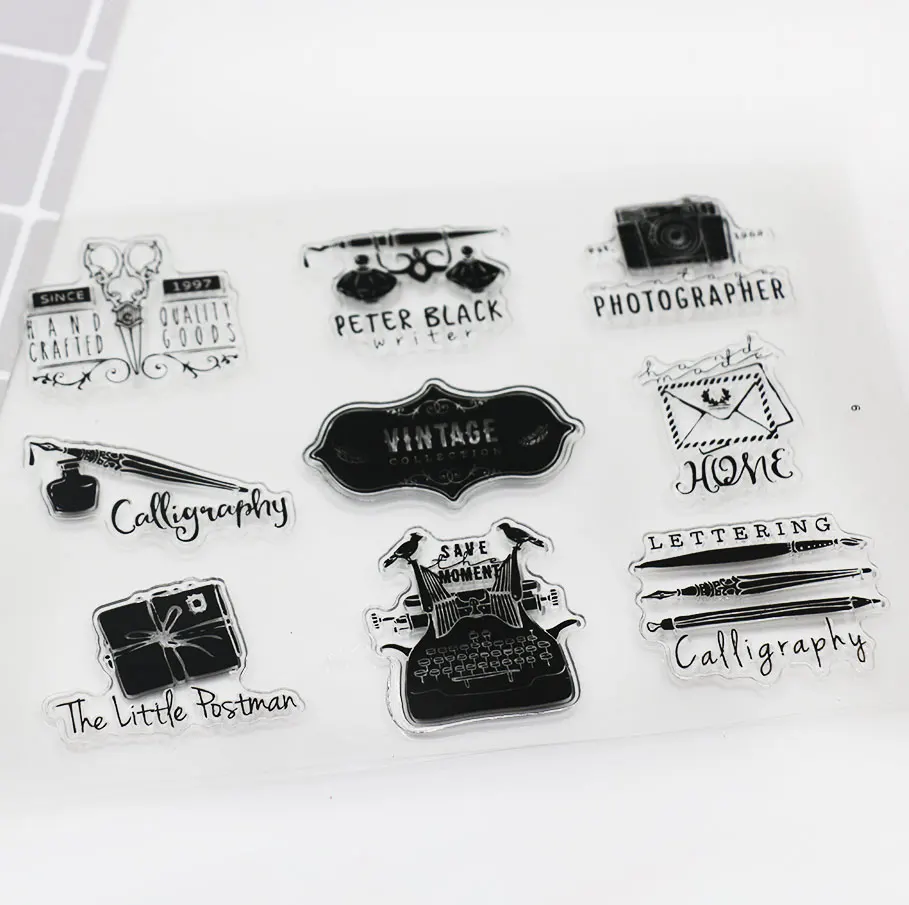 scissors letter pen Gift box silicone stamp, children diy Handmade Scrapbook diary Photo Album decoration students soft Stamps
scissors letter pen Gift box silicone stamp, children diy Handmade Scrapbook diary Photo Album decoration students soft Stamps