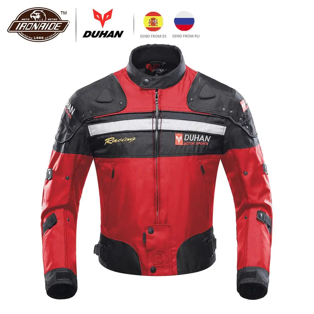 DUHAN Motorcycle Jacket Motorbike Racing Jacket Moto Windproof Autumn Winter Motorcycle Protection Clothing Body Protector Armor
DUHAN Motorcycle Jacket Motorbike Racing Jacket Moto Windproof Autumn Winter Motorcycle Protection Clothing Body Protector Armor