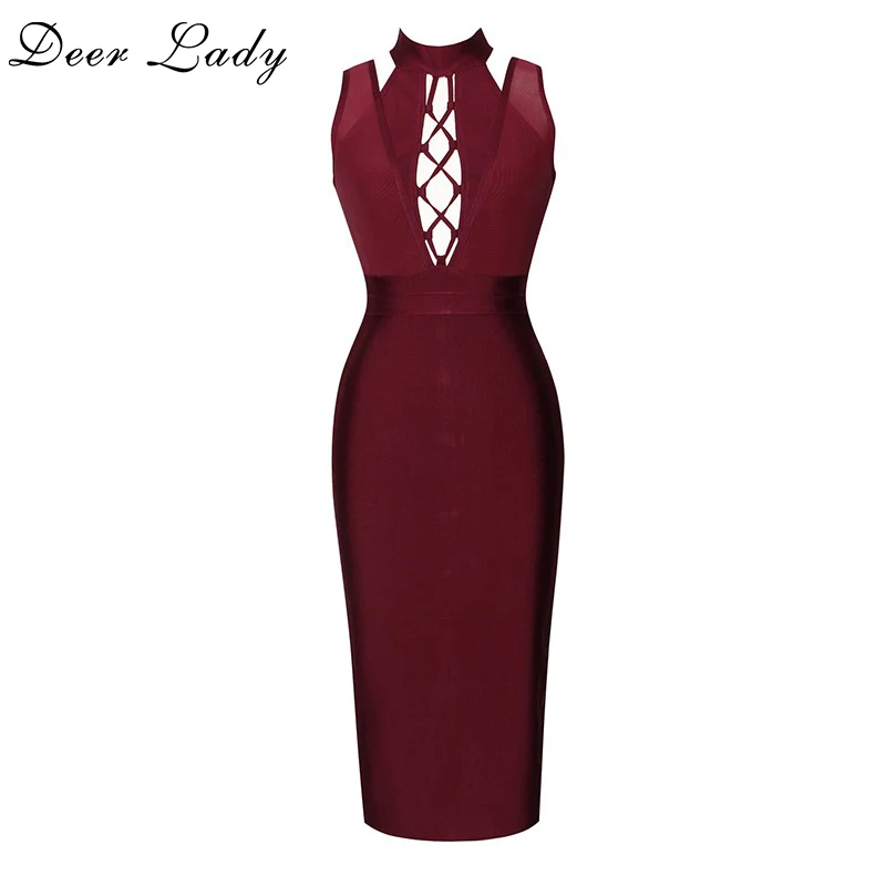 Deer lady Bandage Dress Rayon 2017 Women Bodycon Midi Dress Wine HL Bandage Cut Out Dress Wholesale
Deer lady Bandage Dress Rayon 2017 Women Bodycon Midi Dress Wine HL Bandage Cut Out Dress Wholesale