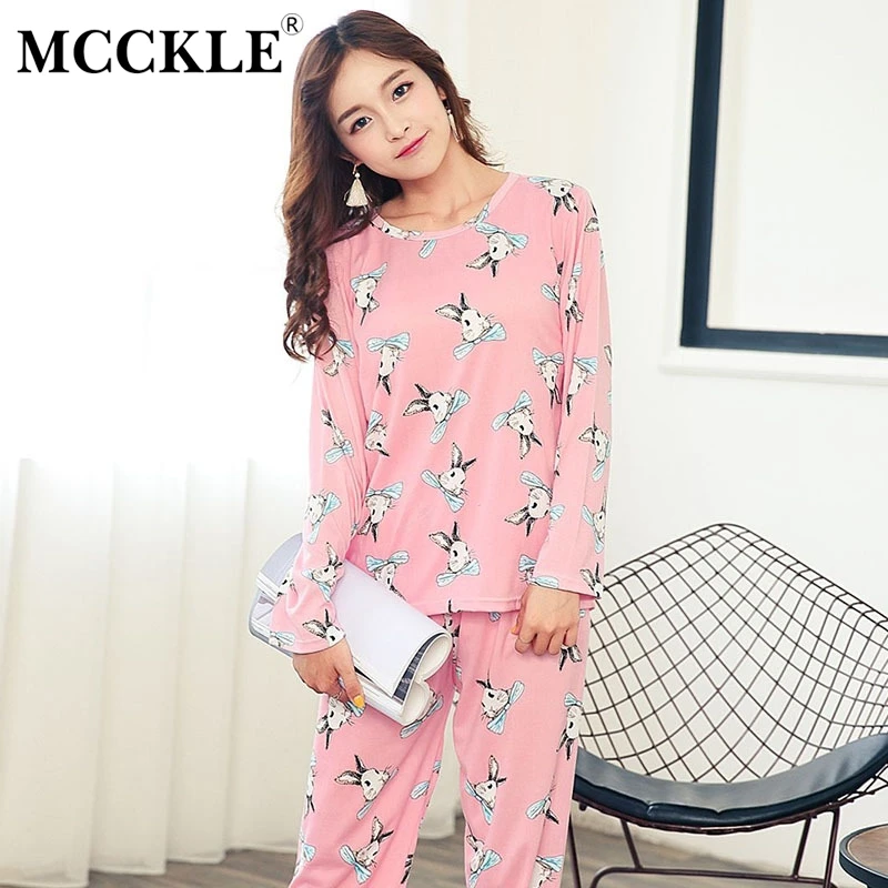 Women's Full Sleeve Cartoon Print Shirt Pants 2-piece Pajama Set Sleepwear Homewears Female 2019 Autumn Cute Sets Women
Women's Full Sleeve Cartoon Print Shirt Pants 2-piece Pajama Set Sleepwear Homewears Female 2019 Autumn Cute Sets Women