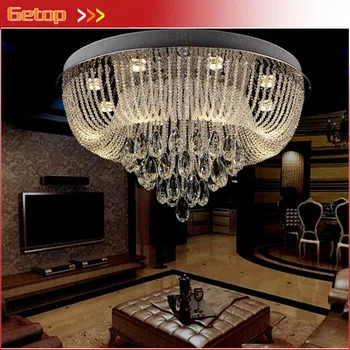 Modern K9 Crystal Pendant Lights Round LED Crystal Lamp for Living Room Bedroom Study round Ceiling Lamp GU10 Lighting Fixtures
Modern K9 Crystal Pendant Lights Round LED Crystal Lamp for Living Room Bedroom Study round Ceiling Lamp GU10 Lighting Fixtures